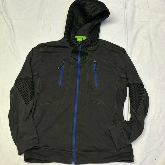 Hugo Boss Men’s Lightweight Zip Up Hooded Jacket Sozw XL - Picture 1 of 7